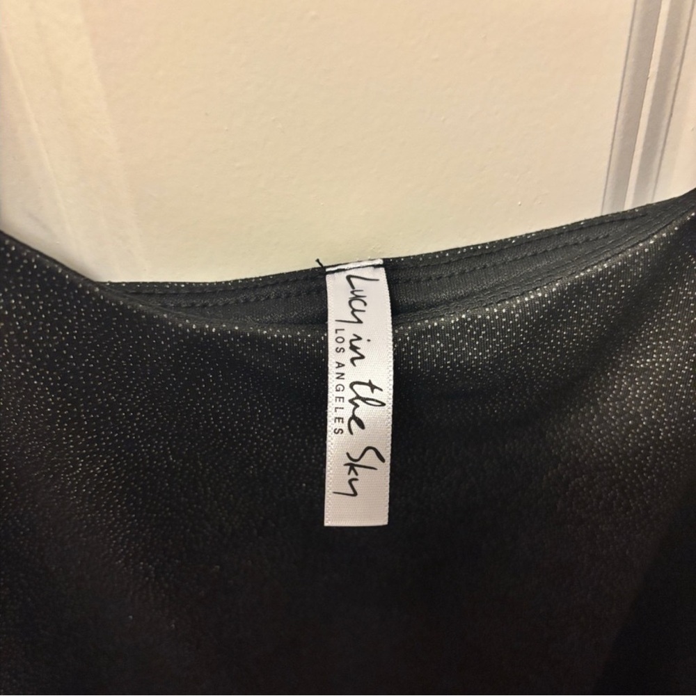 Black Glitter Short Cocktail Dress